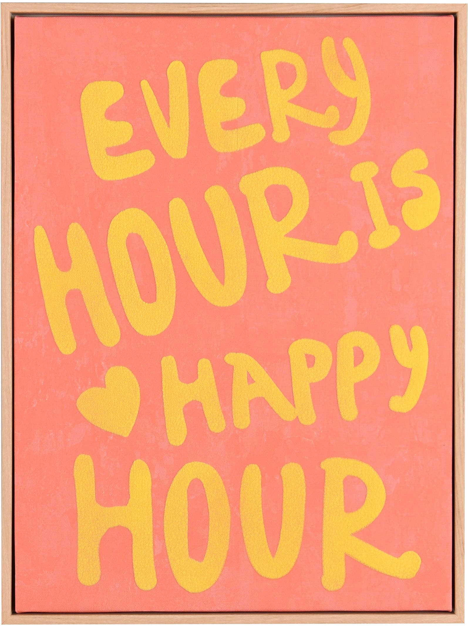 MIRRORS AND MORE Kunstdruck "HOUR" 1 Stk. tlg. Kunstwerk mit positivem Spruch von Mirrors And More