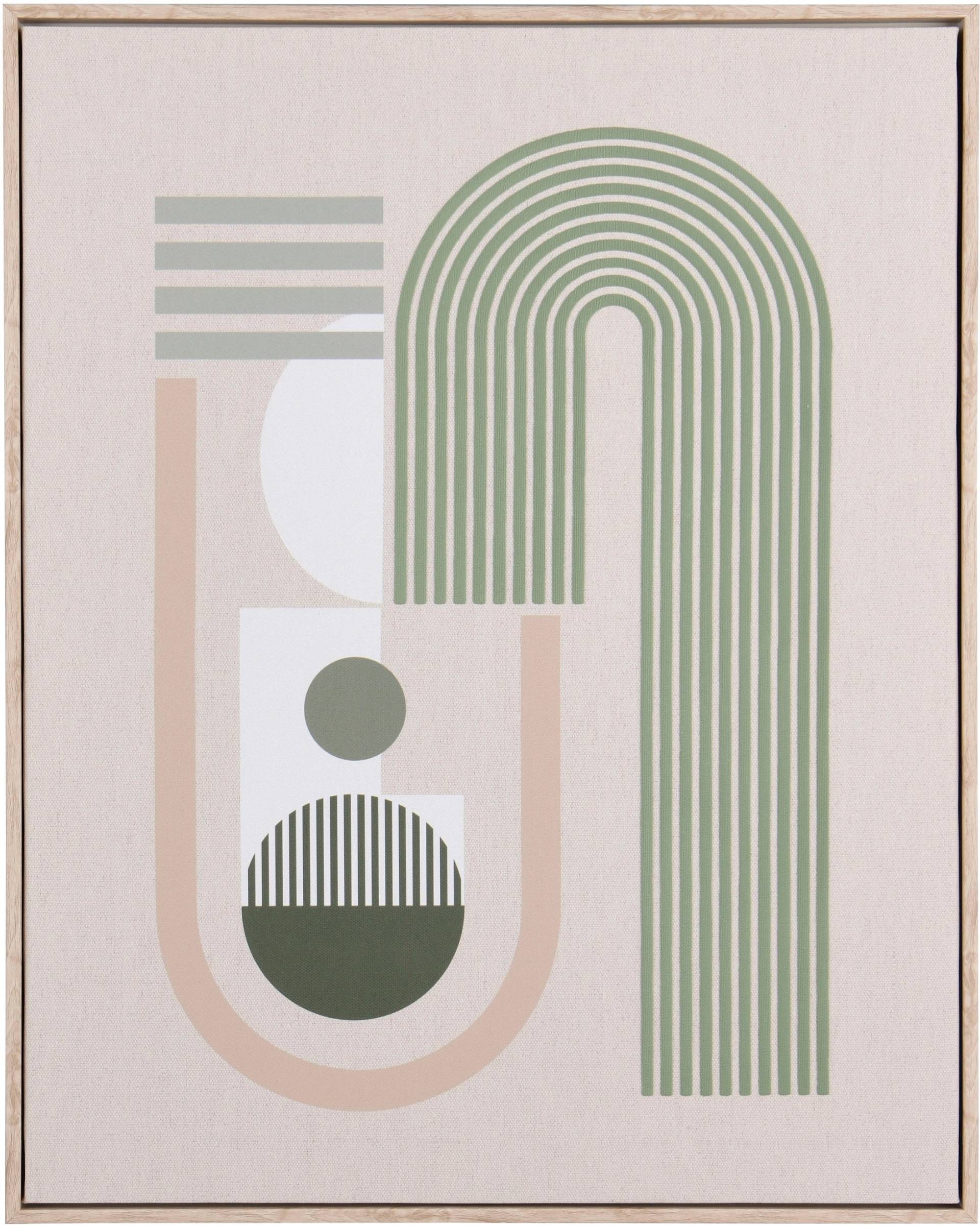 MIRRORS AND MORE Kunstdruck "NORMA" 1 Stk. tlg. Kunstwerk im Geometrischen Design von Mirrors And More