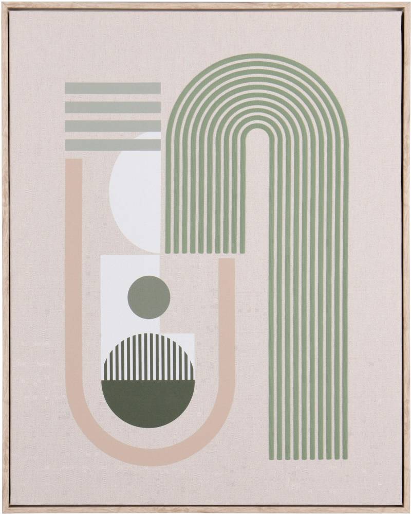 MIRRORS AND MORE Kunstdruck "NORMA" 1 Stk. tlg. Kunstwerk im Geometrischen Design von Mirrors And More