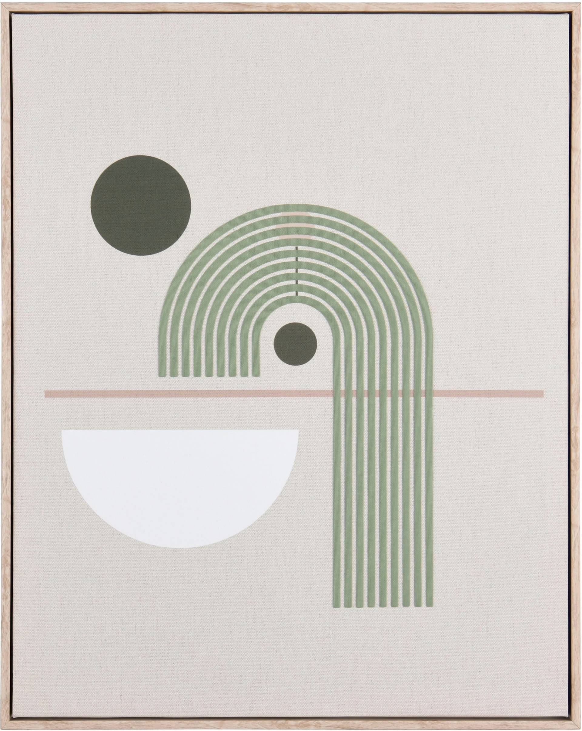 MIRRORS AND MORE Kunstdruck "NORMA" 1 Stk. tlg. Kunstwerk im Geometrischen Design von Mirrors And More