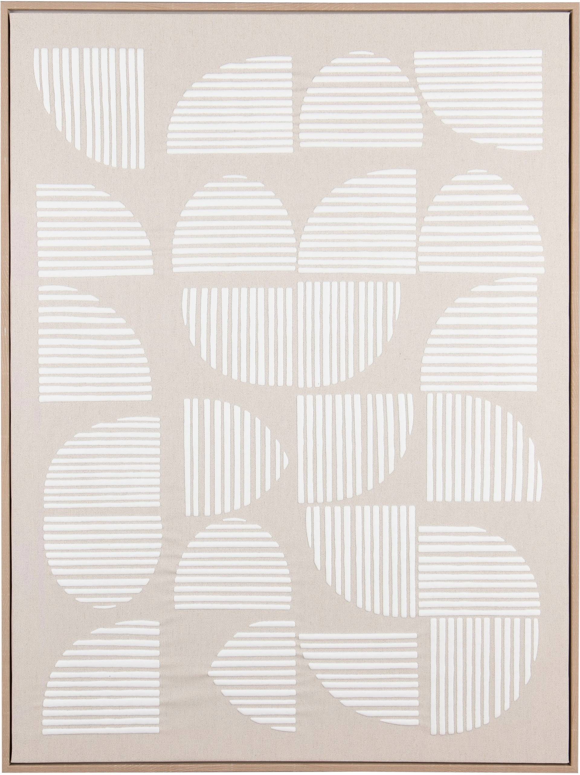 MIRRORS AND MORE Kunstdruck "NORMA" 1 Stk. tlg. Kunstwerk im Geometrischen Design von Mirrors And More