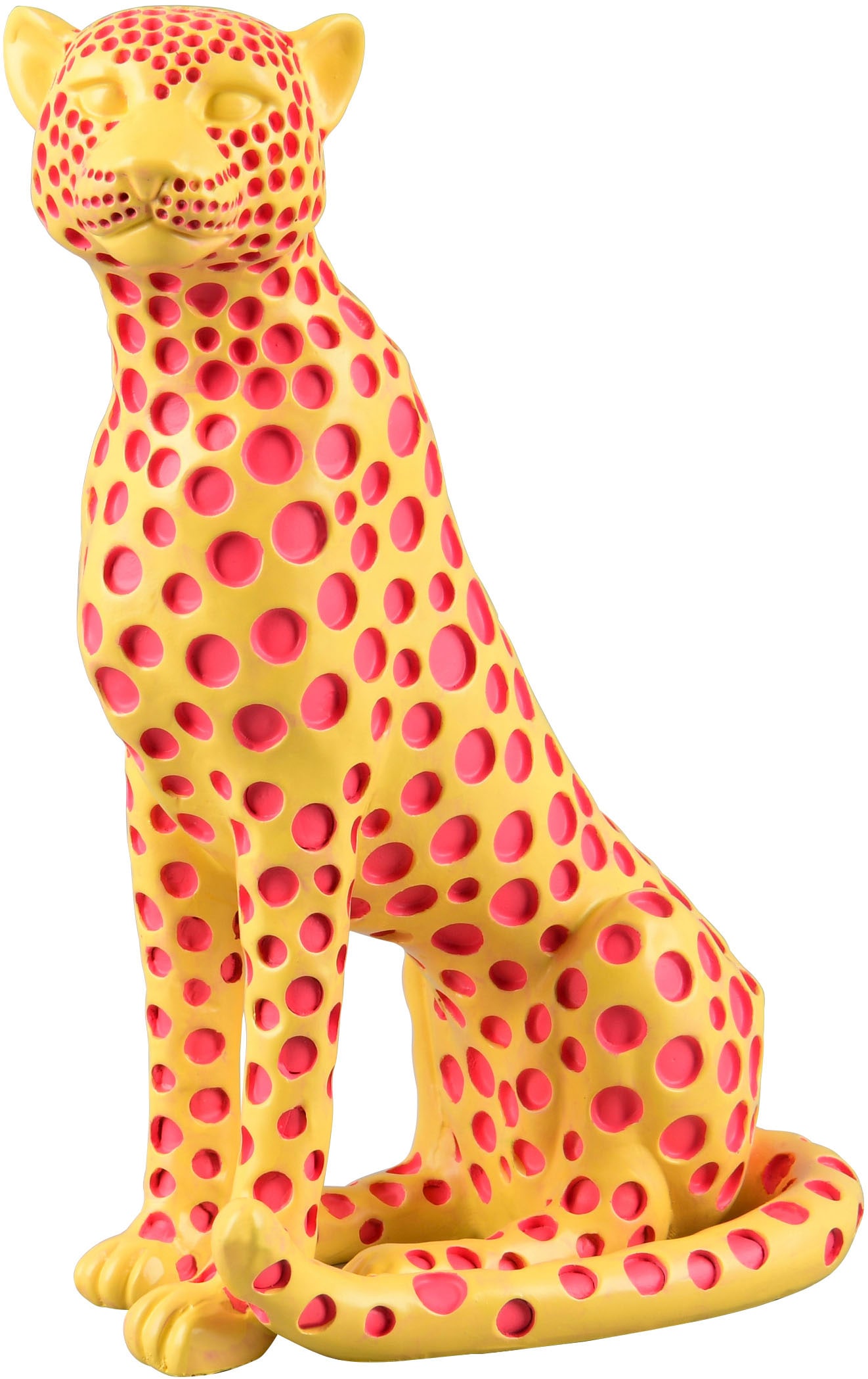 MIRRORS AND MORE Skulptur "PANTRA" Dekofigur in auffälliger Leopardenform von Mirrors And More