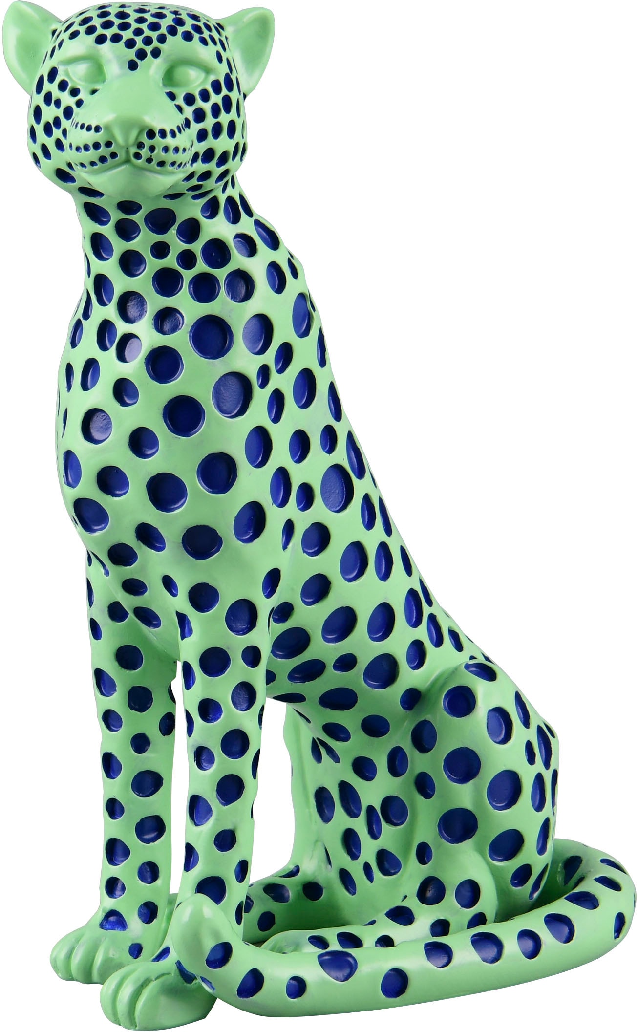 MIRRORS AND MORE Skulptur "PANTRA" Dekofigur in auffälliger Leopardenform von Mirrors And More