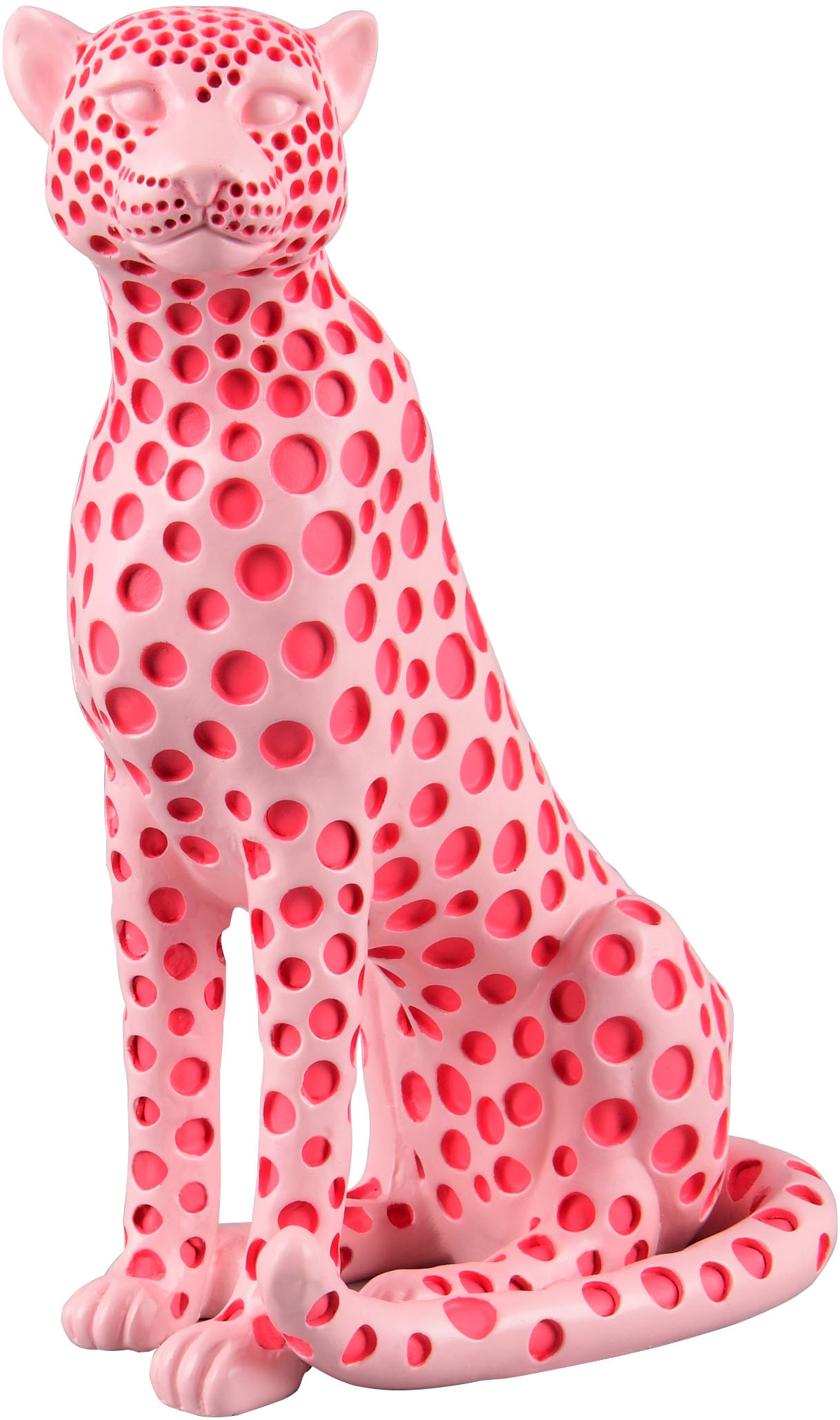 MIRRORS AND MORE Skulptur "PANTRA" Dekofigur in auffälliger Leopardenform von Mirrors And More