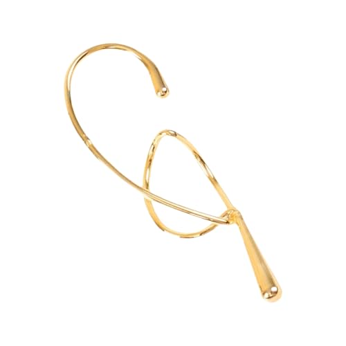 1 x stilvolle, geometrische Ohrknochen-Clip-Dekoration für trendige Frauen, einzigartiges Metall-Twist-Design, ohne Piercing erforderlich, Metall-Ohrmanschette, Right ear, Wie beschrieben, Wie 1 x stilvolle, geometrische Ohrknochen-Clip-Dekoration für trendige Frauen, einzigartiges Metall-Twist-Design, ohne Piercing erforderlich, Metall-Ohrmanschette, Right ear, Wie beschrieben, Wie von Mirweon