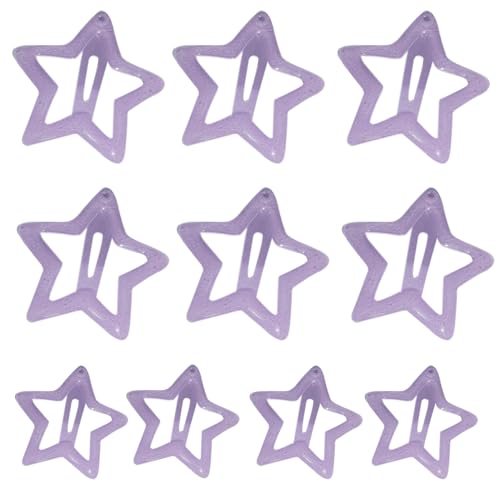 10 Stück süße Mädchen-Haarnadeln, Haarspangen, Zubehör für Kinder, Bühne, leuchtet im Dunkeln, bunte Kopfbedeckungen, Mädchen-Kopfschmuck von Mirweon