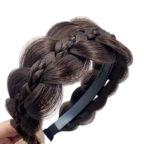 Bequemes Fischgräten-Zopf-Haarband, Haarstyling-Accessoire zur Verschönerung Ihres täglichen Outfits und Ihrer modischen Frisuren von Mirweon