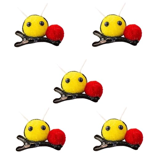 Bienen-Haarnadel für Mädchen, Kinder, Festival, Cartoon, gelbe Bienen, Seitenclip, Erwachsene, Kinder, Familientreffen, Party, Haarspangen-Set von Mirweon