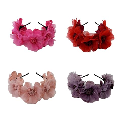 Blumen-Haarreif für Kinder, wunderschöner Haarreif für Make-up, Hochzeitshaarschmuck für den täglichen Gebrauch Blumen-Haarreif für Kinder, wunderschöner Haarreif für Make-up, Hochzeitshaarschmuck für den täglichen Gebrauch von Mirweon