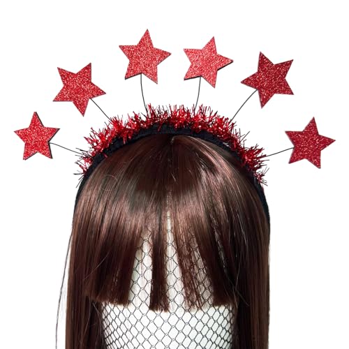 Eleganter Neujahrs-Haarreif Valentinstag Herz Stirnband Party Kopfbedeckung Rose Verkauf Pedlar Haarreifen von Mirweon