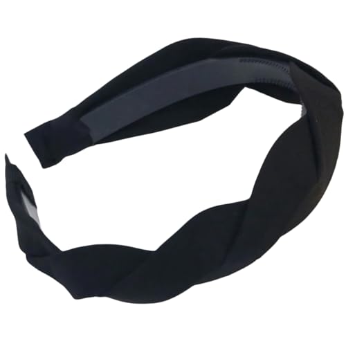 Geflochtene breite Haarbänder für Damen, stilvolle Haarbänder, Haarteile, Party-Kopfbedeckung für Alltag und besondere Anlässe von Mirweon