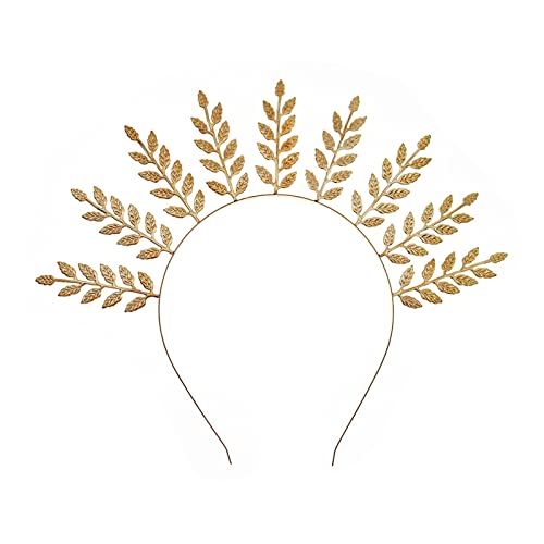 Goldene Serie Haarreifen in Blattform, Metall-Stirnband, Frühling, Hochzeit, Party, Braut, Styling, Kopfbedeckung, Stirnband, Hochzeits-Stirnbänder für Damen Goldene Serie Haarreifen in Blattform, Metall-Stirnband, Frühling, Hochzeit, Party, Braut, Styling, Kopfbedeckung, Stirnband, Hochzeits-Stirnbänder für Damen von Mirweon