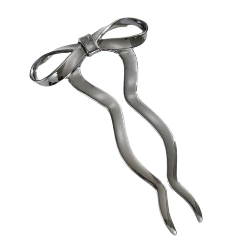 Große Form Haarnadel Frauen Schleifen Stile Haarspangen Vintage Stilvolle Haarknoten für moderne Outfits von Mirweon