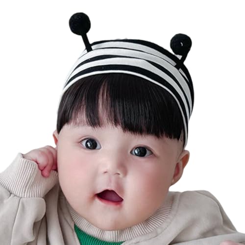 Haarband für Babys, Mädchen, mit Haarteil, modisches Toupet, dekoratives Haarband mit einzigartigen Dekorationen von Mirweon