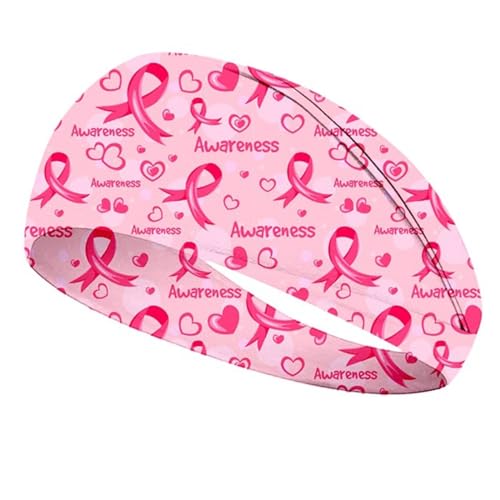 Haarband mit Bandaufdruck, für Mädchen, Turban-Stirnband für Damen, elastisch, dehnbar, breite Stirnbänder für weibliche Pflege von Mirweon