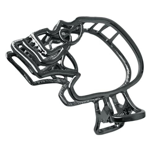 Haarklammer in Totenkopf-Form, für Erwachsene und Kinder, Halloween-Haarklammer, Haarklammer, Cosplay-Kostüm, Haarstyling-Werkzeug von Mirweon