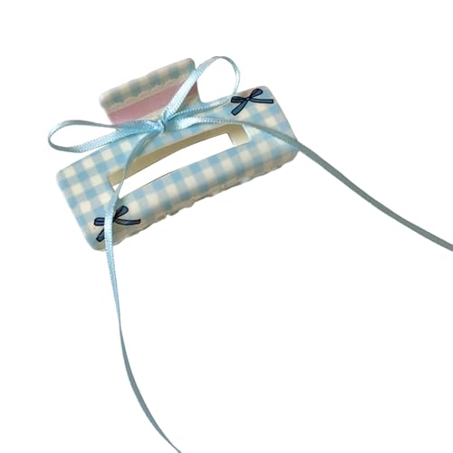 Haarklammer mit Schleife, für Mädchen, Haarklammer, Haarstyling-Werkzeug, koreanischer Kieferclip, elegantes Haarformwerkzeug von Mirweon