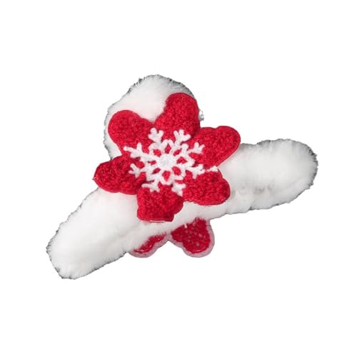 Haarklammern, Weihnachtsmotiv, Haarklammern, Schneeflocken-Haarspangen, starker Halt, Haarnadel für Mädchen von Mirweon