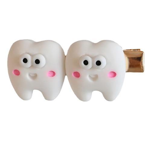 Haarnadel mit süßem Zahn, Entenschnabel-Clip, Mädchen, 2000er-Jahre, Haarnadel, für Damen und Mädchen von Mirweon