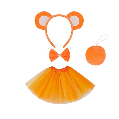 Haarreif mit Cartoon-Bär-Ohren, Schleifen, Krawatte, kurzes Kleid, modisch, weicher Stoff, Haarschmuck für Damen und Kinder Haarreif mit Cartoon-Bär-Ohren, Schleifen, Krawatte, kurzes Kleid, modisch, weicher Stoff, Haarschmuck für Damen und Kinder von Mirweon