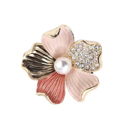 Handgefertigte Blumenbrosche mit stilvoller Blumenbrosche für den täglichen Gebrauch, legierte Textur, für formelle Veranstaltungen oder den täglichen Gebrauch, eleganter Schmuck von Mirweon