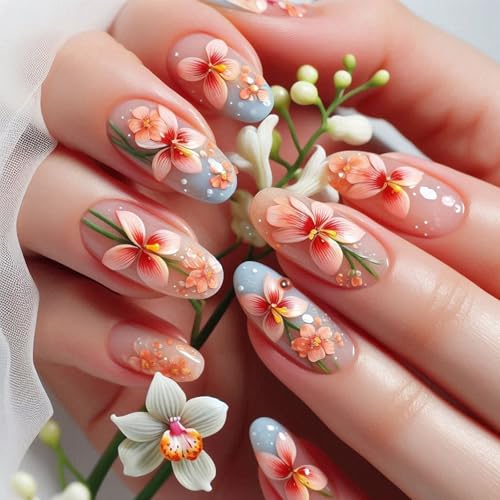 Künstliche Nägel zum Aufkleben auf Nägel, zum Aufkleben, künstliche Nägel, für Damen und Mädchen, Geschenk von Mirweon