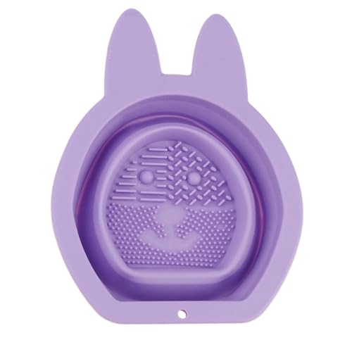 Make-up Pinsel Reiniger Schüssel Faltbare Make Up Pinsel Reiniger Pad Silikon Make-up Pinsel Reinigungsmatte für Reinigungsbürsten von Mirweon