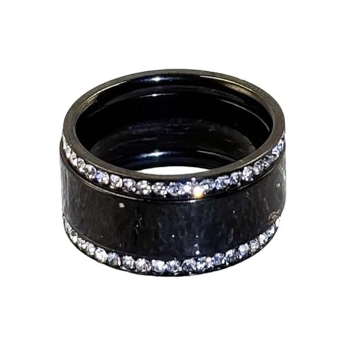 Mirweon Elegante Stapelringe, bequeme Ringe mit simulierten Diamanten, Fingerzubehör, Modeschmuck für stilvolle Frauen, stapelbar, V, Wie beschrieben, Wie beschrieben von Mirweon
