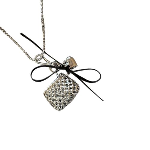 Mirweon Elegante gewebte Halskette, modischer kleiner Taschenanhänger, Halsschmuck, geeignet für jugendliche Paare oder enge Freunde, zarte Details, Einheitsgröße, Wie beschrieben, Wie beschrieben von Mirweon