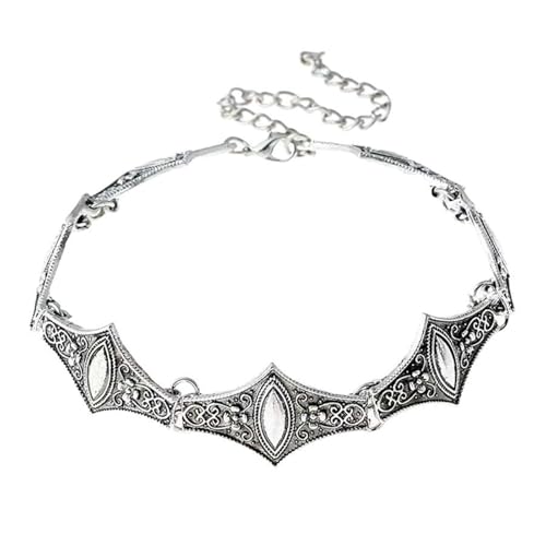 Mirweon Inspirierte Halskette mit antiken Details, verstellbare Länge, handgefertigter Schmuck für lässige Stile, Alltagsaccessoire von Mirweon