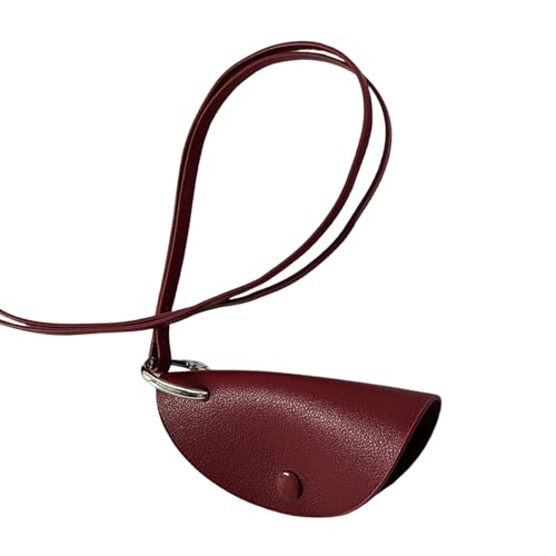 Mirweon Multifunktionaler Schlüsselhalter aus PU-Leder, Mehrzweck-Schlüsseletui aus Leder mit Pulloverkette für einen modischen Look von Mirweon