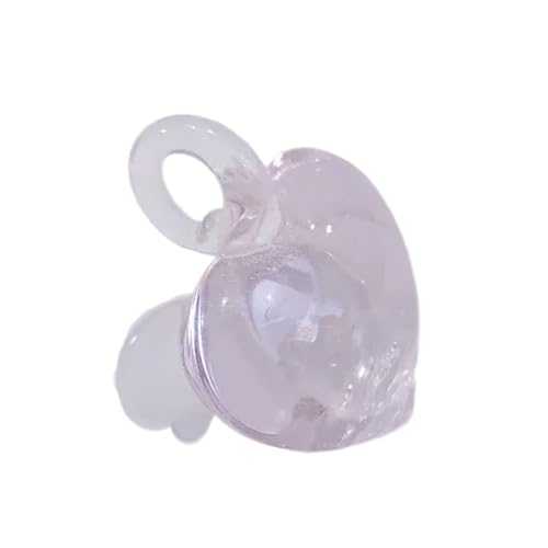 Mirweon Zarte Kristall-Herz-Flügel-Charm-Halsketten-Anhänger, vielseitiger Schlüsselanhänger, Handykette, Dekoration, Modeschmuck, Accessoires, handgefertigtes Glasflügel-Herz-Halsketten-Anhänger von Mirweon