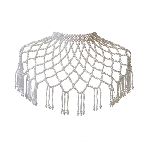 Modische Perlen-Halskette, Körperkette, Schal, Halsketten, zeigen Sie Ihre mit diesem einzigartigen Accessoire von Mirweon