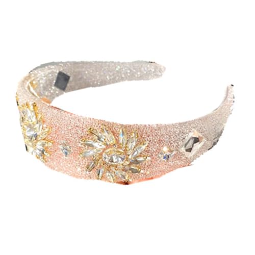 Modischer Schmuckkopf-Reifen, luxuriöser Haarschmuck, große Strasssteine, für Kinder und Erwachsene, Foto-Requisiten von Mirweon