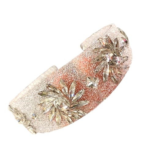 Modischer Schmuckkopf-Reifen, luxuriöser Haarschmuck, große Strasssteine, für Kinder und Erwachsene, Foto-Requisiten von Mirweon