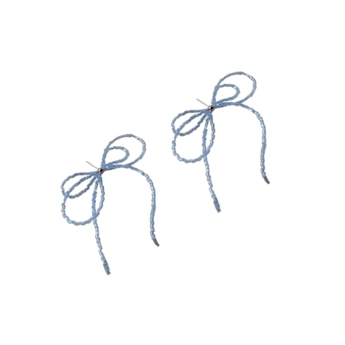 Perlen-Schmetterlingsknoten-Ohrringe für Frauen und Mädchen, Piercing-Ohrschmuck, einzigartiges Schleifen-Ohrring für den täglichen Gebrauch, modische Ohrringe von Mirweon