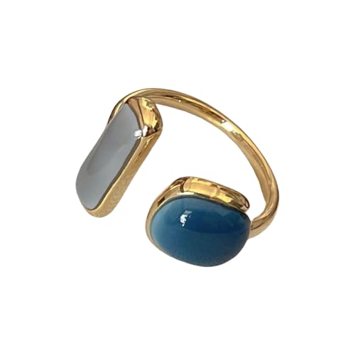 Schlichtes Design, Legierungsringe, tragbares Schmuck-Accessoire für trendige Erwachsene, stilvolle und moderne Look-Stile, Party-Accessoire-Ringe, Einheitsgröße, Wie beschrieben, Wie beschrieben von Mirweon