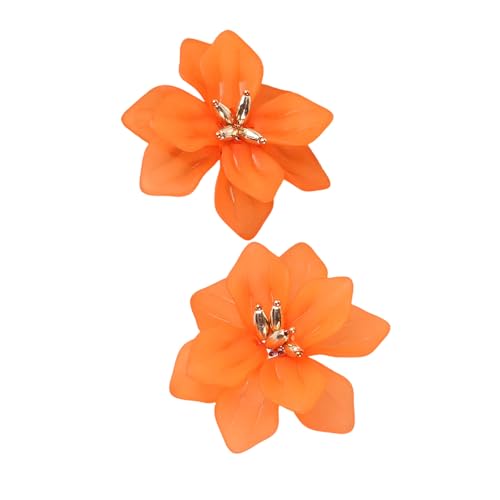 Statement-Ohrringe mit Blumen-Motiv, moderner Ohrschmuck, stilvolle Ohrstecker, Harz-Textur, für jeden Anlass, bequem zu tragen, Einheitsgröße, Wie beschrieben, Wie beschrieben Statement-Ohrringe mit Blumen-Motiv, moderner Ohrschmuck, stilvolle Ohrstecker, Harz-Textur, für jeden Anlass, bequem zu tragen, Einheitsgröße, Wie beschrieben, Wie beschrieben von Mirweon