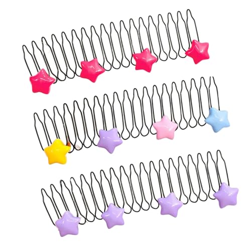 Stern-Haarklammer für Mädchen, ästhetische Herz-Haarkämme, Haarspangen, Pferdeschwanz-Haarhalter Stern-Haarklammer für Mädchen, ästhetische Herz-Haarkämme, Haarspangen, Pferdeschwanz-Haarhalter von Mirweon