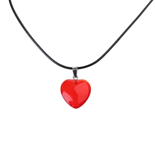 Stilvolle Herz-Choker-Halskette, Halsschmuck, Herz-Anhänger, Halskette, verstellbare Kette, Halskette für Teenager und Mädchen Stilvolle Herz-Choker-Halskette, Halsschmuck, Herz-Anhänger, Halskette, verstellbare Kette, Halskette für Teenager und Mädchen von Mirweon