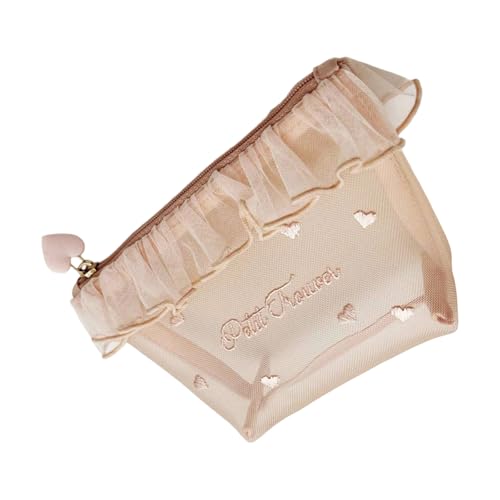 Stilvolle Nylon-Kosmetiktasche mit Herznähten, Multi-Taschen-Design, Organizer für Schönheit, Essential, professioneller Damen-Organizer, B, Mass Beauty Stilvolle Nylon-Kosmetiktasche mit Herznähten, Multi-Taschen-Design, Organizer für Schönheit, Essential, professioneller Damen-Organizer, B, Mass Beauty von Mirweon