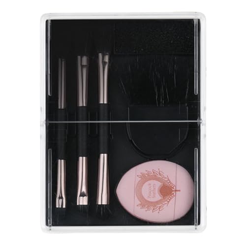 Synthetisches Make-up-Pinsel-Set, Make-up-Werkzeug-Set, Puder, Concealer, Lidschatten, Rouge, Make-up-Pinsel mit Puderquaste von Mirweon