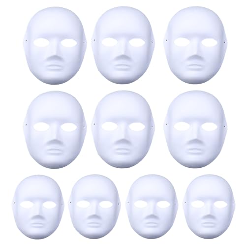 Weißes Bastelpapier Cosplays weiß lackierbar Kostüm Vollgesicht überstreichbar von Mirweon