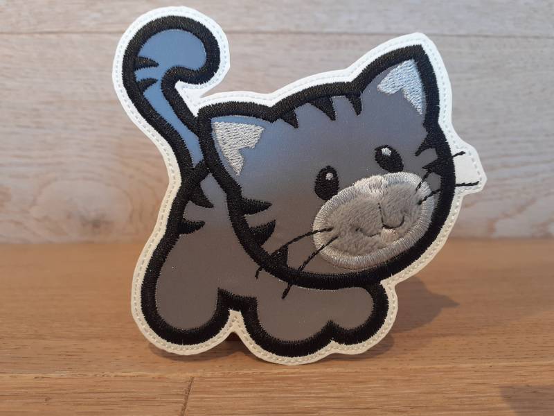 Kletti/Magneti Katze Klettpatch Magnetpatch Button von MisSisELyLu