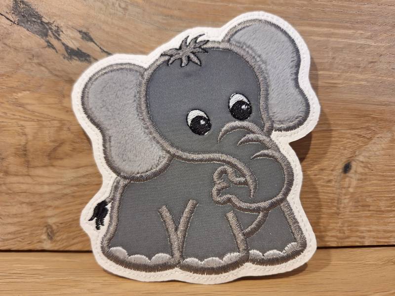 Kletti Elefant Klettpatch Button von MisSisELyLu