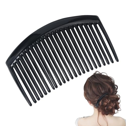 Misaakoeq Französischer Haarkamm,Drehkamm - 23-Zahn Klemmkopfstück Twist Haarnadeln Für Hochzeitsfrisuren jungfer Flechten Styling von Misaakoeq