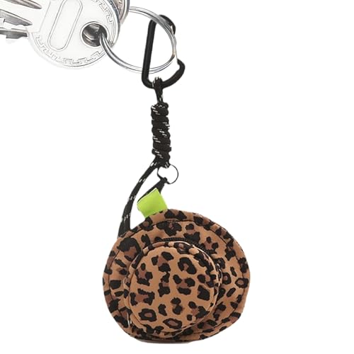 Misaakoeq Münze Geldbeutelschlüsselkette, süßer Münzbeutel - Kleine niedliche Hutform Schlüsselbund Brieftasche - Key Earphone Storage Taschenbeutel, Rucksackschlüsselringanhänger von Misaakoeq