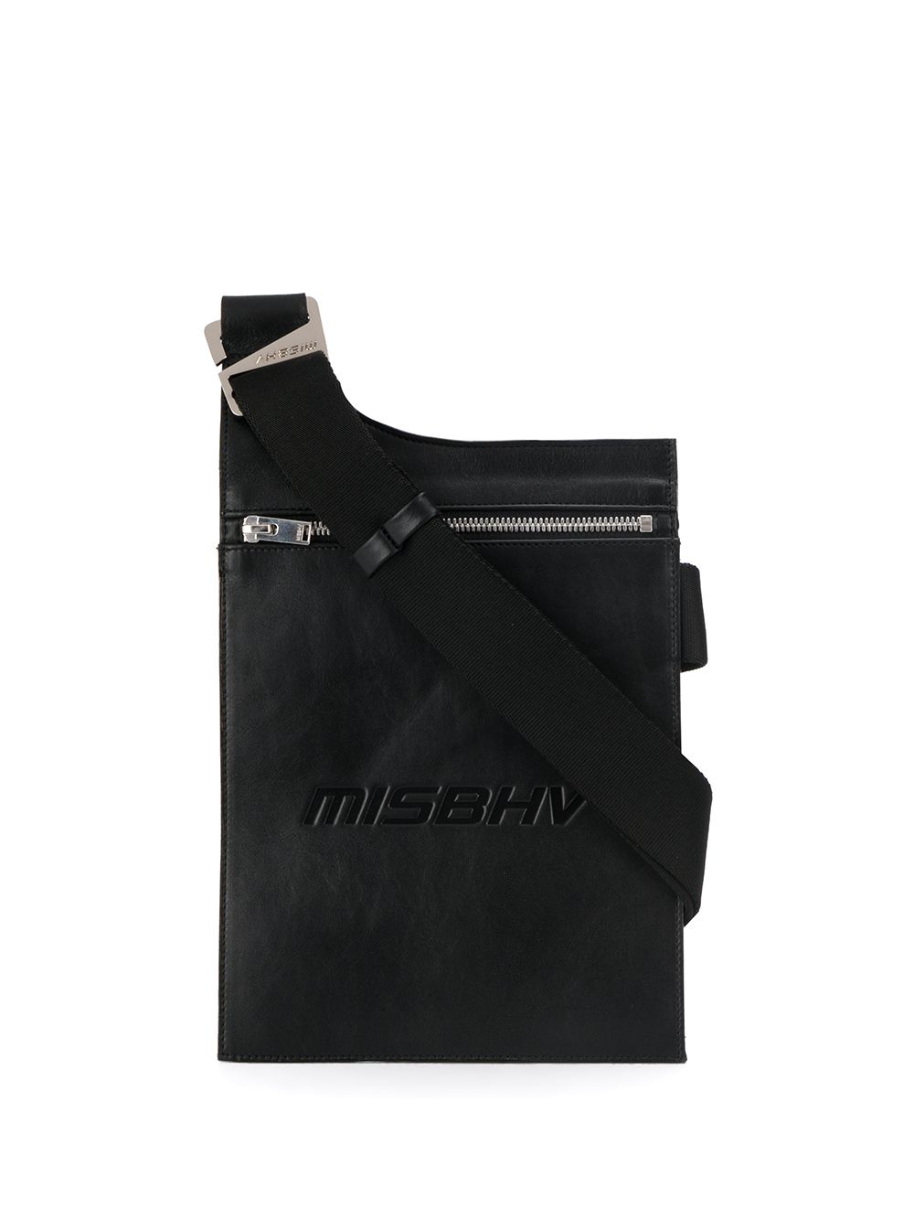 MISBHV Schultertasche mit eingeprägtem Logo - Schwarz von MISBHV