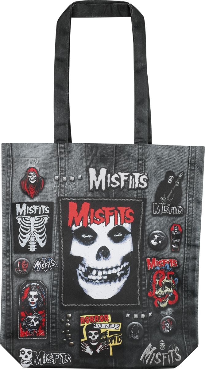 Misfits Rocksax - Misfits Logo Stofftasche multicolor Misfits Rocksax - Misfits Logo Stofftasche multicolor von Misfits