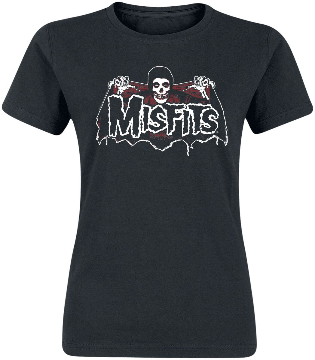 Misfits T-Shirt - Batfiend - S bis XXL - für Damen - Größe M - schwarz  - Lizenziertes Merchandise! von Misfits